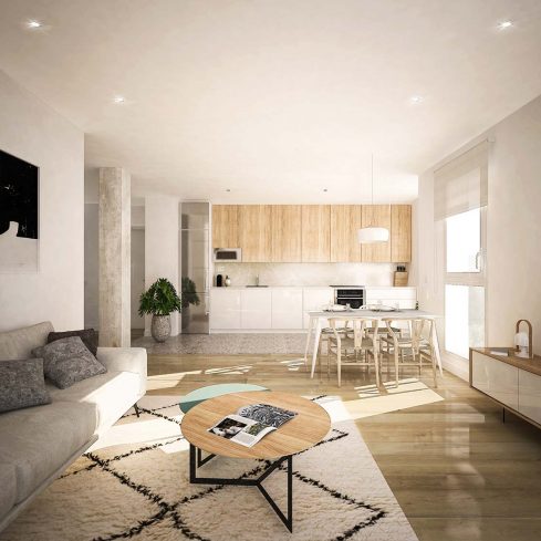 Render interior salon