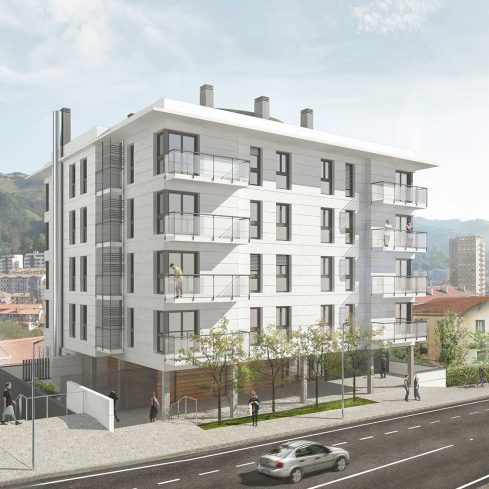 Render fachada Ipurua alde