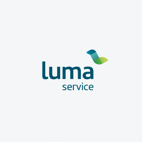 Logotipo Luma Service